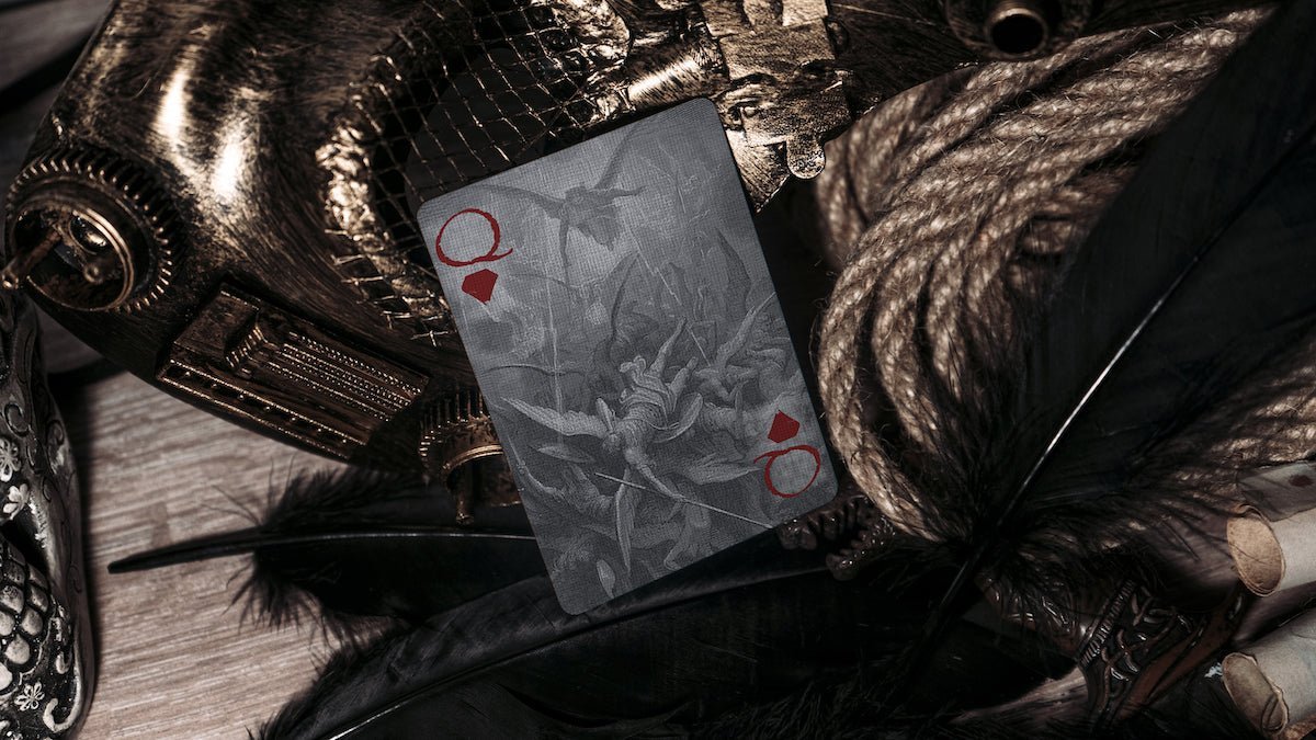 The Raven Black Dusk Gilded - Santiago Cards